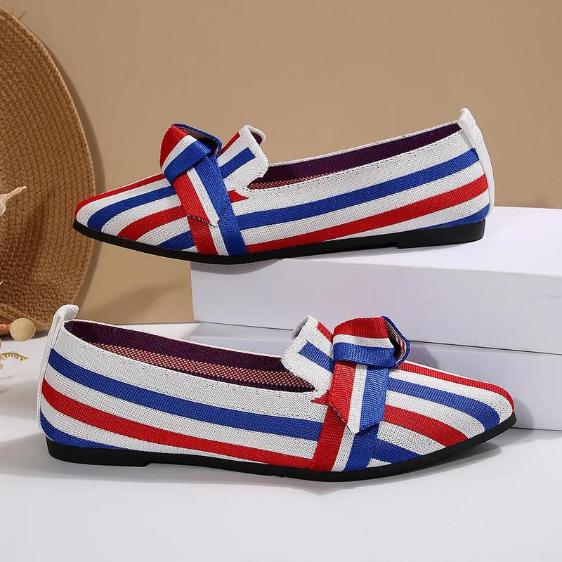 Mesh Point Toe Flat Slip-Ons