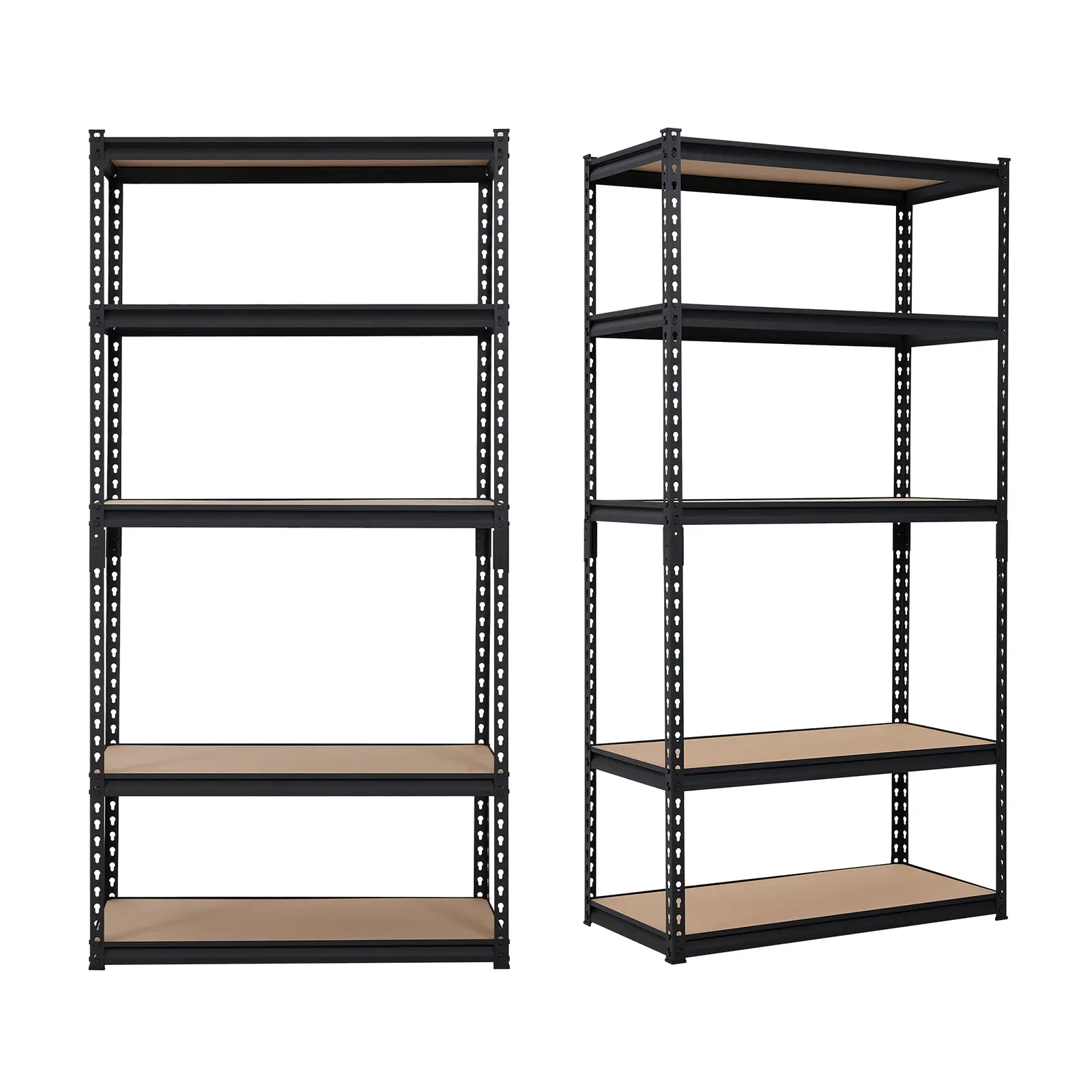 Heavy duty 5-layer metal storage rack - adjustable practical rack suitable for garages, warehouses, storage rooms, wardrobes, basements, kitchens - durable and easy to assemble tool and supplies storage rack Household Steel