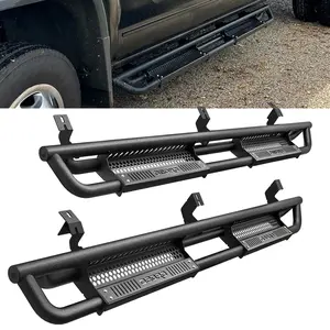 YITAMOTOR 6 inch Running Boards Compatible with 2005-2023 Toyota Tacoma Double Cab, Upgraded Paintable Side Steps, Black Textured Heavy Duty Truck Nerf Bars