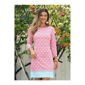 Cabana Life Cabana Shift Boatneck Dress UPF 50