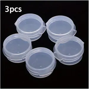Makeup jar with snap-on lid - A storage container for makeup, travel, and sample mixing. Plastic Containers