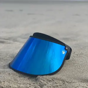UPF 50+ SóL Visors Elektra’s Blue Lens with Black "Comfort Strap Extended" All Skin Types