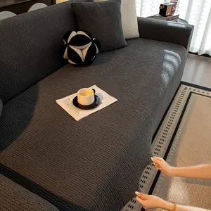 2 Piece Sofa Covers and Pillowcases, High Density Jacquard Fabric, Elastic Full Coverage, Dustproof Durable Non-Slip Cat Scratch Resistant