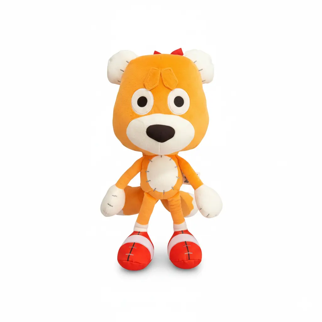 Tails Character Plush Toy | Kawaii Cute Soft Stuffed Animals, Kids Room Decor Essentials
