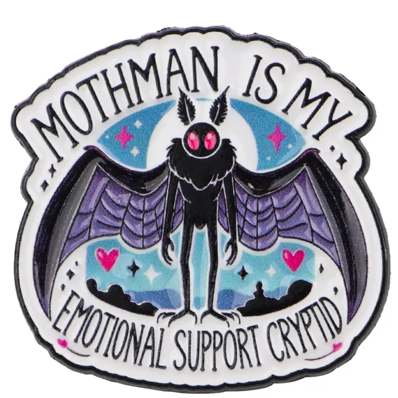 Cartoon Moth Animal Brooch Pin, Lapel Brooch, Unique Heart Quote Badge for Men and Women, Daily Clothing Decoration, Perfect Creative Gift, Fashion Accessory, Emblem Badge Decoration