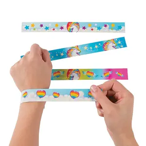 Unicorn Slap Bracelets - 12 Pc. Unicorn Slap Bracelets - 12 Pc.