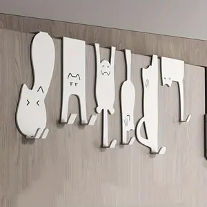 Iron Material Door Hooks, Various Patterns of Door Suspension Hooks, Will Not Rust, Spray Painting Process, Suitable for Bedroom Doors, Bathroom Doors, Kitchen Doors.
