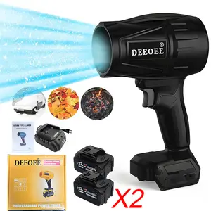 Cordless Leaf Blower Violent TurboFan,BrushlessPure Copper Motor Jet Fan With Battery,CordlessTurbo Super Power Air Duster, Handheld PowerfulDryer for Car,SnowRemoval Gift for Thanksgiving,Christmas,New Year