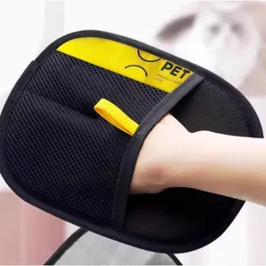 Pet Grooming Tool Pet Hair Remover Removal Cat Dog Universal, Reusable Interactive Deshedding Glove for Sofa Furniture Carpet Curtains