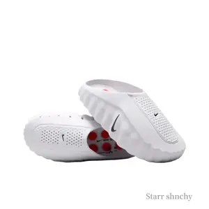 Mind 001 Closed-Toe Slippers Unisex White - Stylish, Comfortable, Non-slip, Durable, Versatile Sports and Casual Slippers
