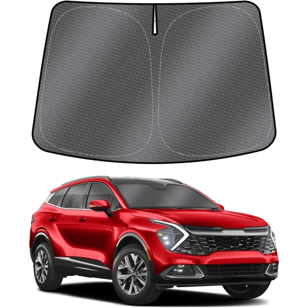Liner Windshield Sun Shade For Kia Sportage,2023,2024,2026 Windshield Sunshades Front Window Sun Shades Cover For Sportage Accessories Foldable Sun Visor Keep Cool Block UV Heat
