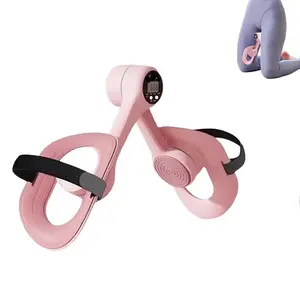 Pelvic Floor Trainer Kit, Upgraded Thigh Exerciser with Fixed Straps, 360° Adjustable Inner & Outer Thigh Muscle Exerciser with Counter, Back & Arm Fitness Resistance Band