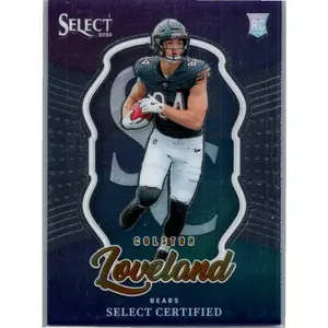 2025 Panini Select #6 Colston Loveland Select Certified Rookies