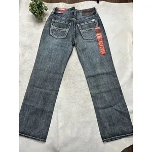 Rock and roll medium vintage XV relaxed fit flat seam straight Leg Jeans
