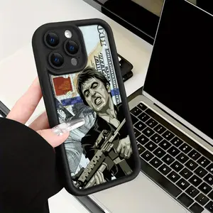 Cartoon Character Pattern Phone Case, Soft TPU Cellphone Protective Case, Total Protective Shockproof Phone Cover for iPhone17/ 16 15 14 13 12 11 Pro Max