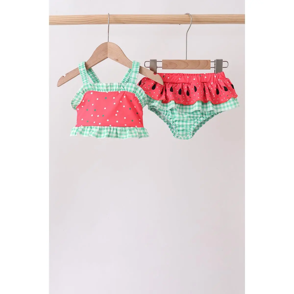 Red Watermelon UPF Swim Set