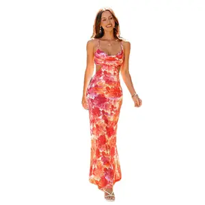 Avani dress - This mesh floral print dressThe fabrication is lightweight and ultra stretchy, and the attached lining makes this a no fuss choice.The classic scoop neckline with adjustable spaghetti straps is universally flattering.The top is comfortable.