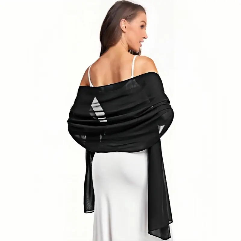 evening dress with scarf wrap La Divine 7454 Satin Formal Gown One Shoulder Attached Wrap-Around Scarf Wrap Skirt with Slit Burgundy / 16
