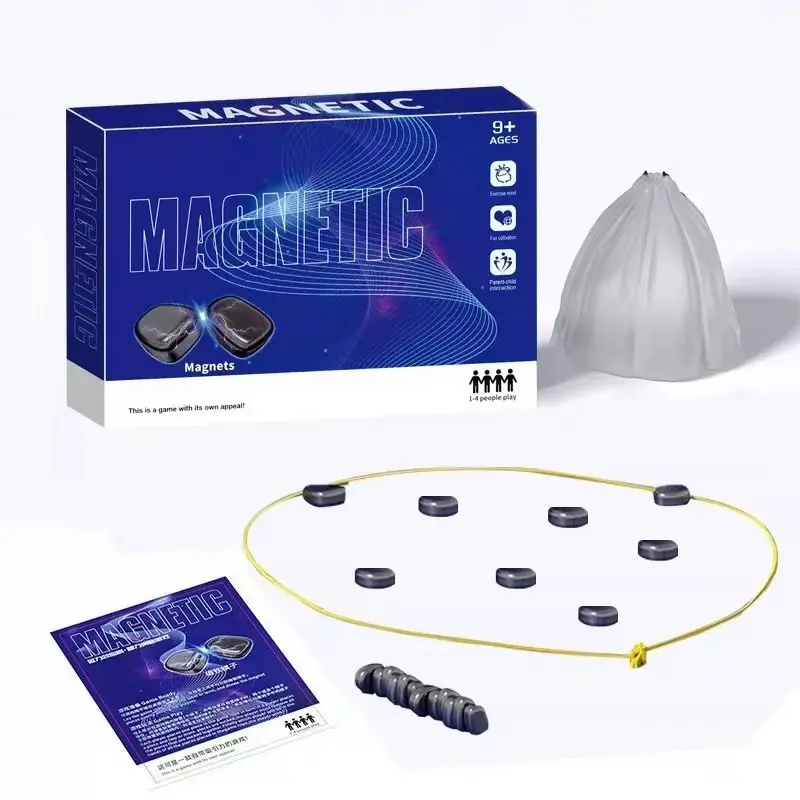 Magnetic Chess Game , Full-Size Pieces with String, Travel Board Game, Puzzle Strategy Game for Kids Adults Family Camping, Magnetic Chess Set, Strategy Board Games, Portable Chess Game, Tabletop Games