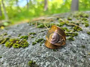 Copper Texas Saddle Ring - Size 9.5