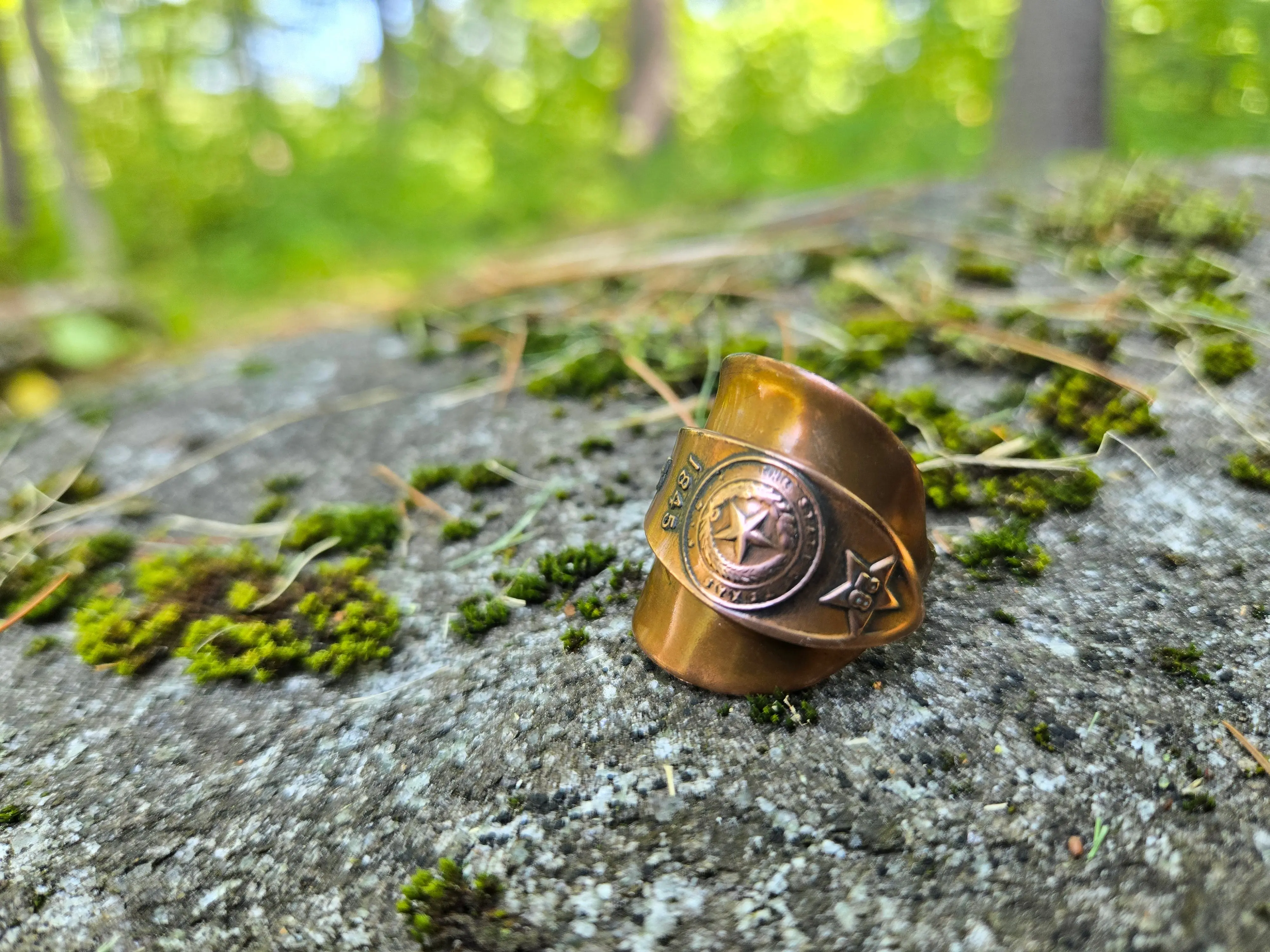 Copper Texas Saddle Ring - Size 9.5