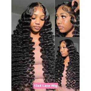 300% Density HD Lace Front Wig Loose Wave – Synthetic, 14–36 Inch | Front Row Wigs