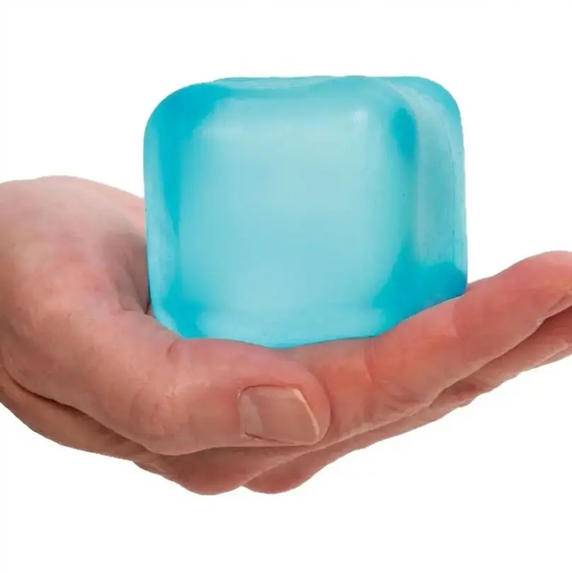 Cube Fidget Toy Soft Squishy SatisfyingSqueeze ToyinAssorted Colors - ADHD Gifts forWomen, Teen Girl Gifts -Collectible SensoryItem for Ages 3+