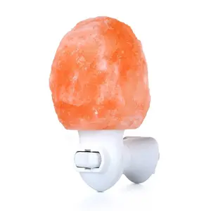 Salt crystal lamp bedside night light, natural warm light wall lamp, bedroom decorative ornament, creative table lamp