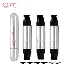 Upgraded Retractable Dual-End Eyeliner Stamp Pen with 3 Unique Shapes Left & Right Design for Easy One-Press Application Ideal for Daily or Bold Cat Eye Looks