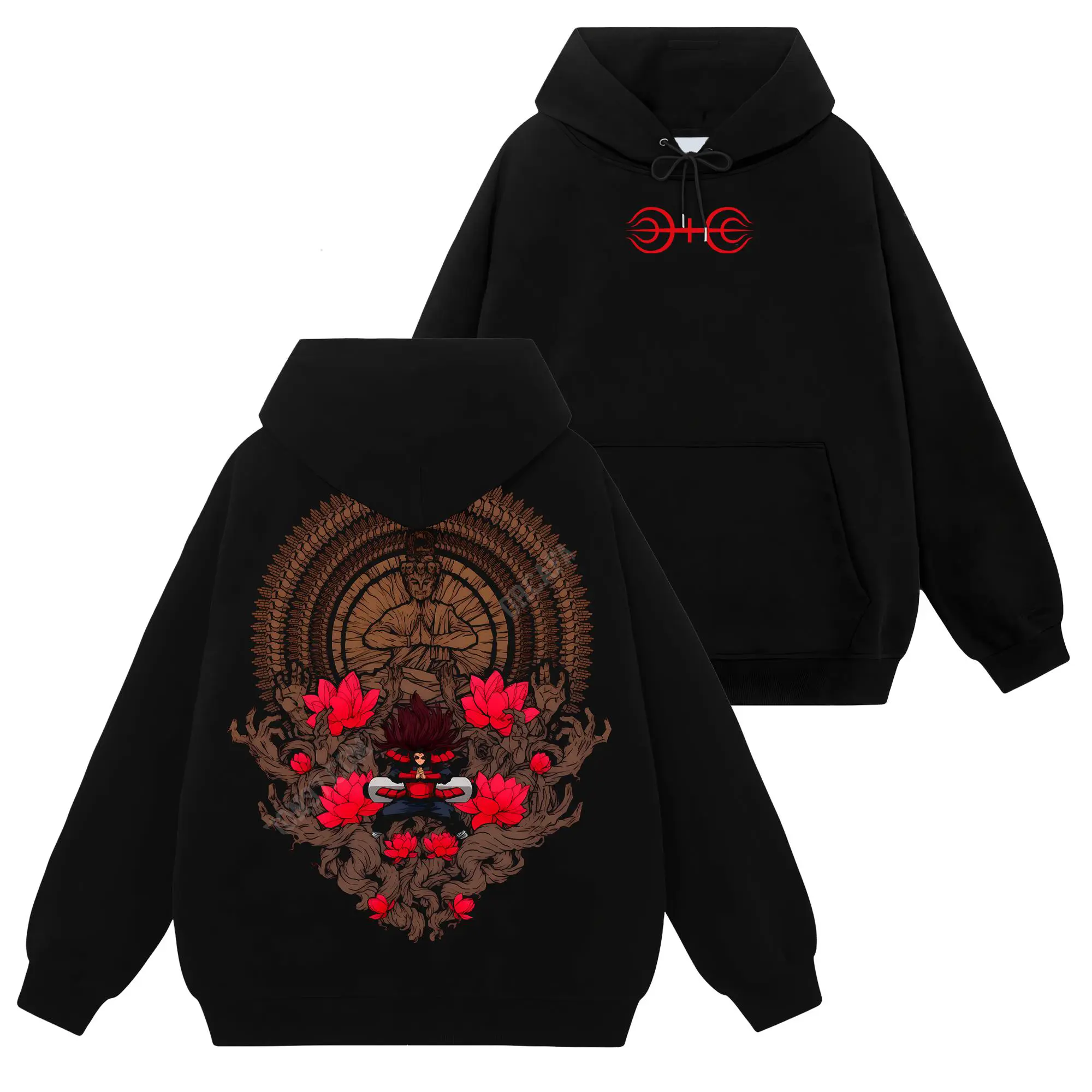 [Konoha Shop] Limited Senju Hashirama - Naruto Shippuden #95 Hoodie T-Shirt Sweatshirt, Retro Vintage Unisex Graphic 90s Cotton, Gift For Wibu Ninja Shinobi , Anime Manga Y2K Streetwear Apparel Everyday