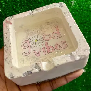 Good Vibes Heavy Duty Cement Ash Tray