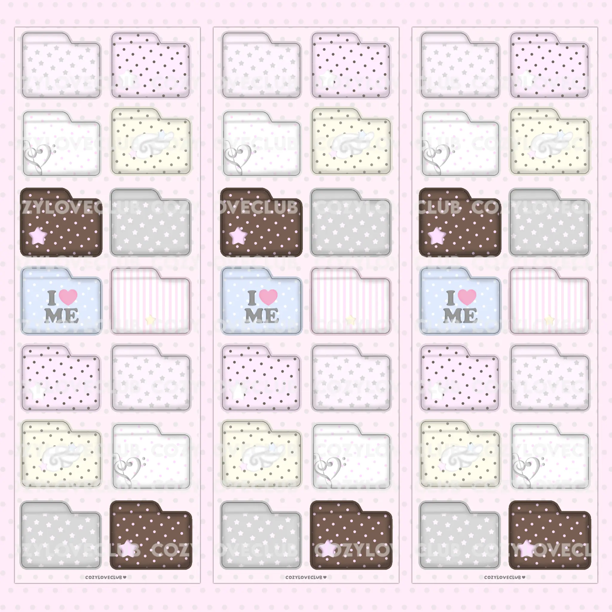 Dreamy Desktop Sticker Sheet