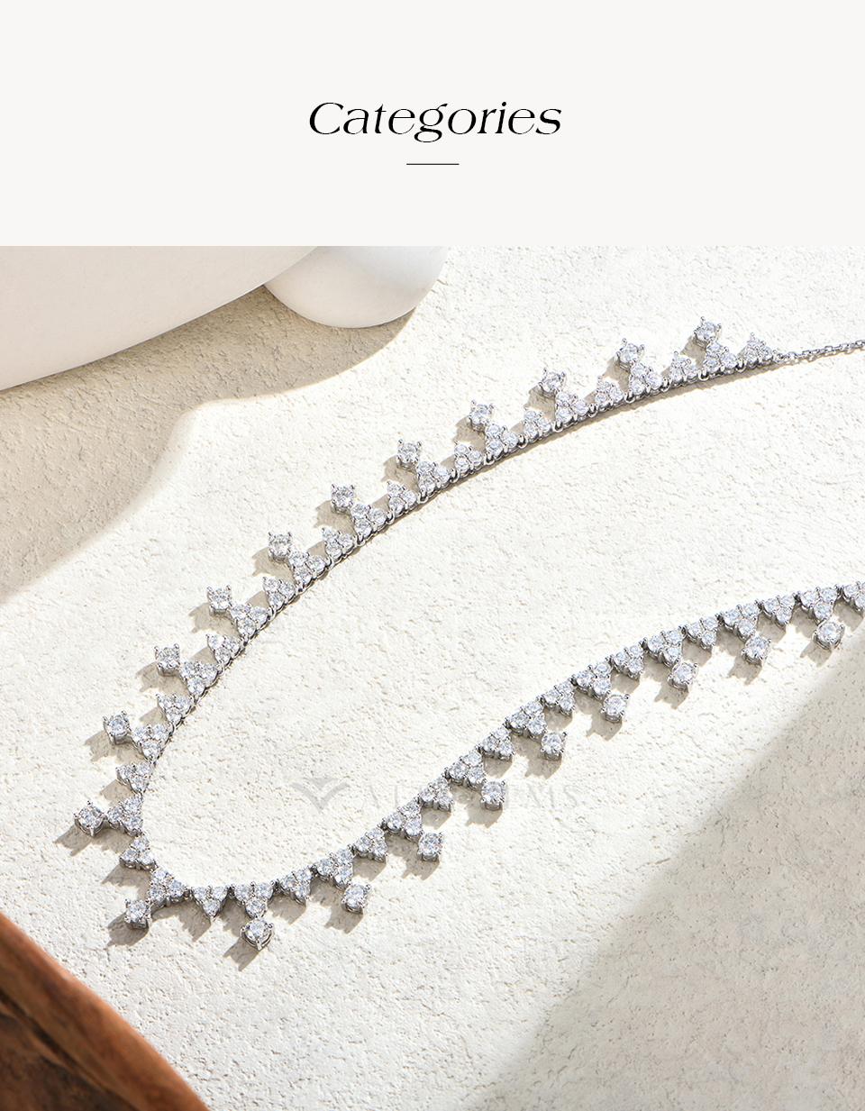 ATTAGEMS 4.0mm Round Cut D Color VVS1 Lab-Created Moissanite Necklace for Women Girls S925 Sterling Silver Birthday Anniversary Gift Luxury Jewelry N066