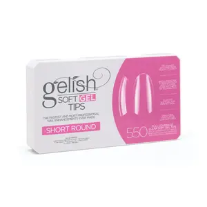 Harmony Gelish Soft Gel Tips Short Round 550 CT #1168103