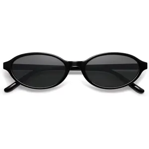 Retro Small Oval  Eye Sunglasses for Women 90s Sunnies Lightweight Narrow Shades Trendy Sun Glasses AP3735