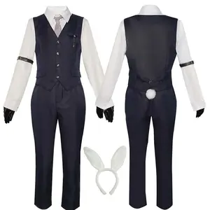 Xavier Cosplay Costume Adult Carnival Uniform Game Love and Deepspacee Xavier Outfit for Halloween Party Masquerade(Navy Blue)