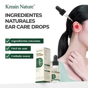 【Buy 1 Get 1 Free】Kreain Nature 12 Ear Care Drops Gentle Formula, Non-Irritating Gentle Formula, Easy to Use & Portable dealsforyoudays#Summervibes