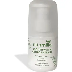 Concentrated Whitening Mouthwash by nu smiile - with Xyliprox Whitening Technology - Neutralizes Bacteria - for Healthy Gums - 10 to 1 Concentrate - Wild Mint - 100ml