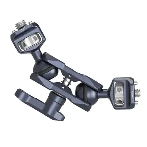 SmallRig Articulating Magic Arm with 3/8"-16 Locating Screw for ARRI and 1/4"-20 Screw (With Retractable Pins), 360 Degree Rotation, Max Load of 12 Ib Magic Arm for Monitor, Camera, and Lights 3874