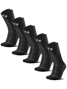 Men's Professional Sports Socks, Mid-Calf Basketball Socks, Anti-Slip Football Socks, 365 Arch Support, Shock Absorption, Outdoor Running, Gym, Athletic Grip Socks, Track Socks