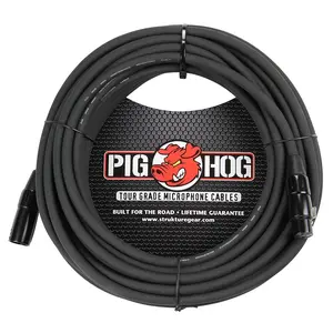 Pig Hog  50 ft. x 8 mm Pig Hog High Performance XLR Microphone Cable