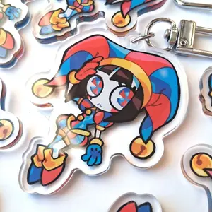 Pomni The Amazing Digital Circus Keychain | Acrylic Charm |