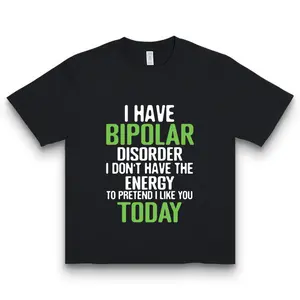 Bipolar Disorder Energy Cotton T-shirt