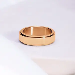 Customized Spinner Ring - Gold