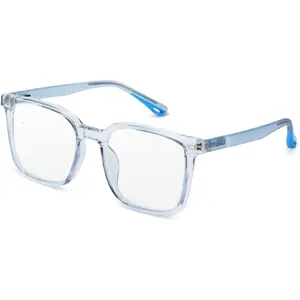 Blue Light Blocking Glasses for Girls Boys, Anti Bluelight Clear Reading Glasses, Computer Fake Glasses UV400