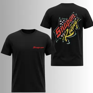 Vintage Snap-on Racing T-Shirt, 2 Sides, Retro 90s Mechanic Tools Tee