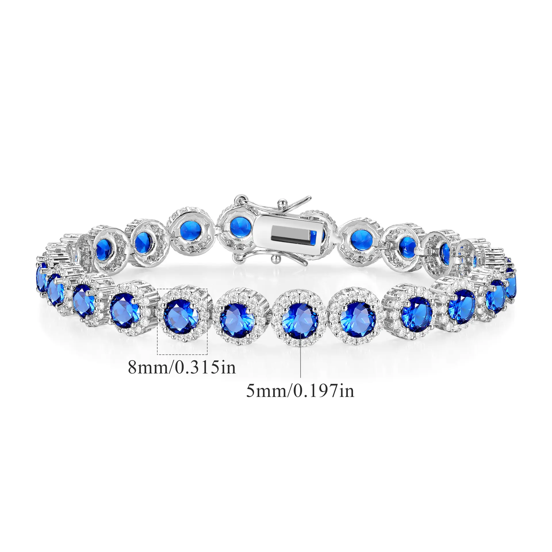 5mm Blue Bracelet