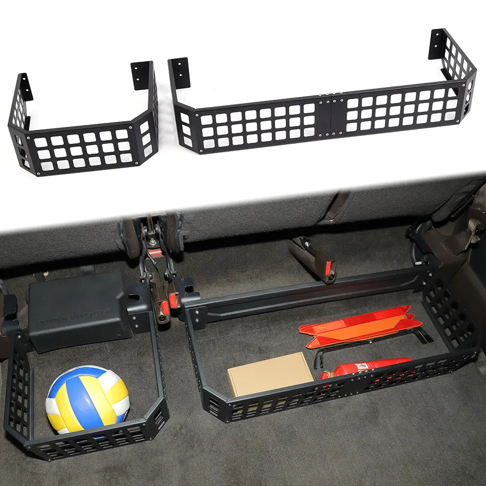 Interior Rear Under Seat Storage Expansion Rack Shelf for Ford F150 2015+ Car Accessories