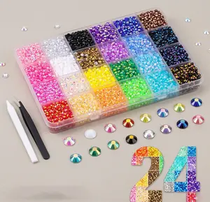 Gem DIY Bedazzling Kit with  Mixed Resin Rhinestones & Tweezers,Pick up Pen and Gifted Tools  for DIY Crafts Apparel Nail Art Supplies Bedazzler Kit