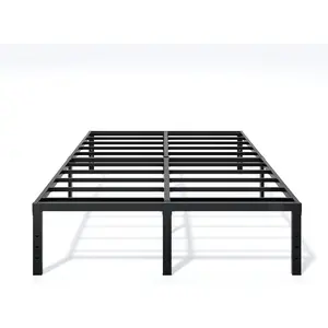 Metal Bed Frame Full Size - 16 Inch Heavy-Duty Full Platform Bed Frame No Box Spring Needed, Easy Assembly, Noise-Free, Sturdy Mattress Foundation, Underbed Storage Space